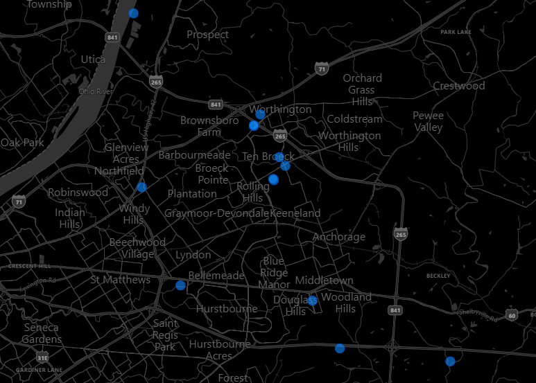 July Theft from Auto Map