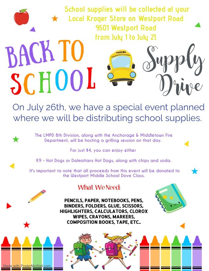 Back to School Drive