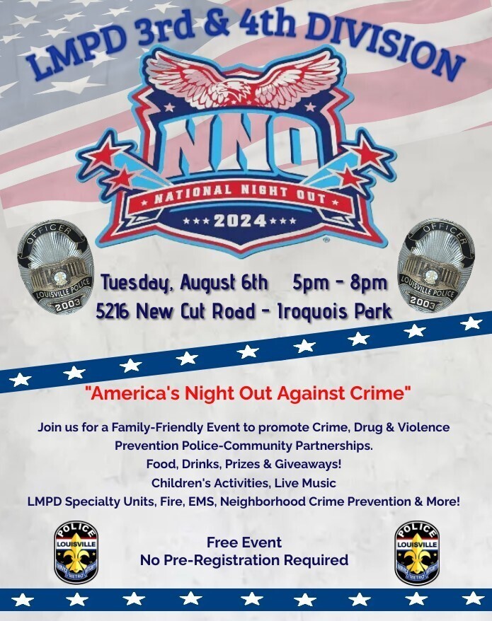 4th Division National Night Out flyer