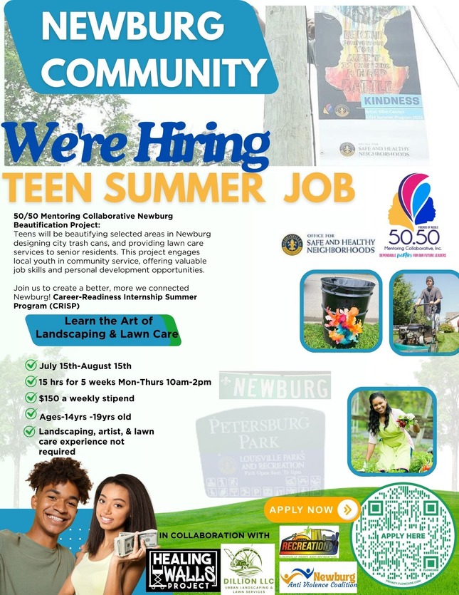 Newburg Beautification program flyer