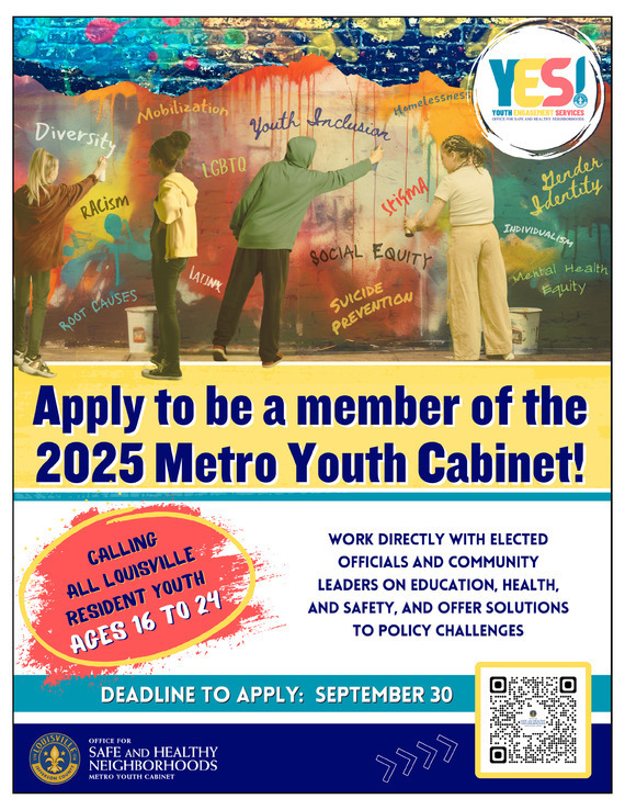 Youth Cabinet 2025 flyer