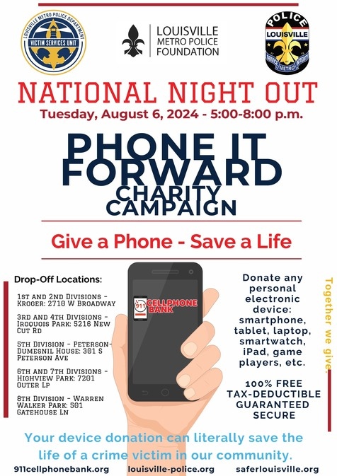 donate phones for crime victims