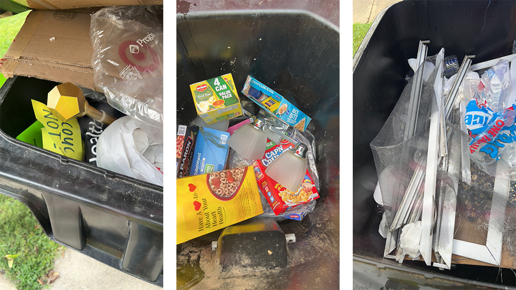 Recycle Right Contaminants