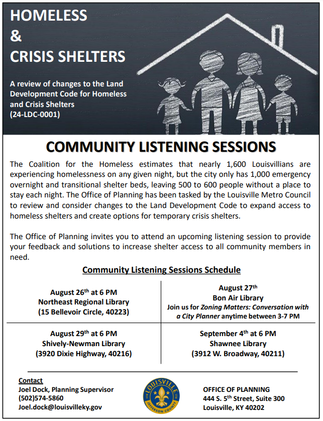 homeless listening session