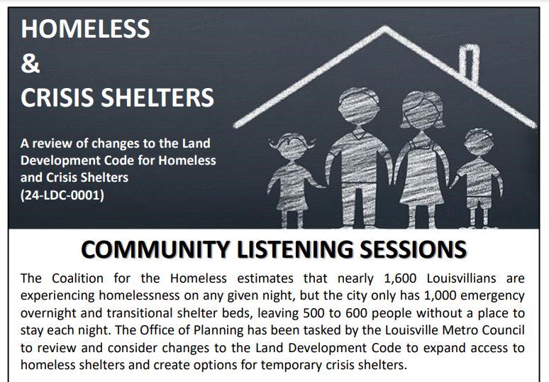 Shelter listening sessions flyer