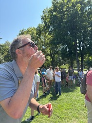 Bubbles in the park
