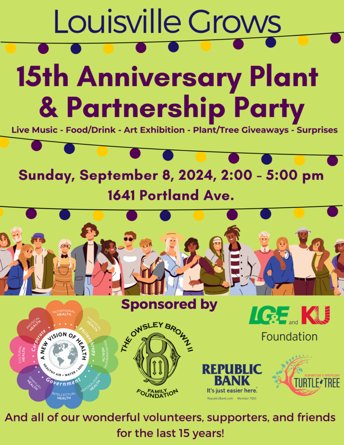 Louisville Grows 15th Anniversary