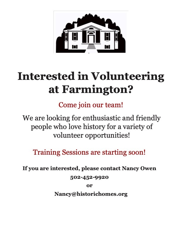 Volunteer at Farmington