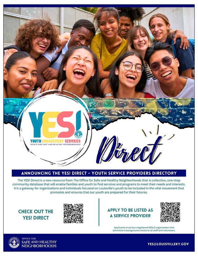 YES! Direct Live directory of youth orgs is live