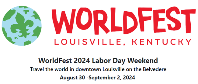 Logo and Information for WorldFest 2024