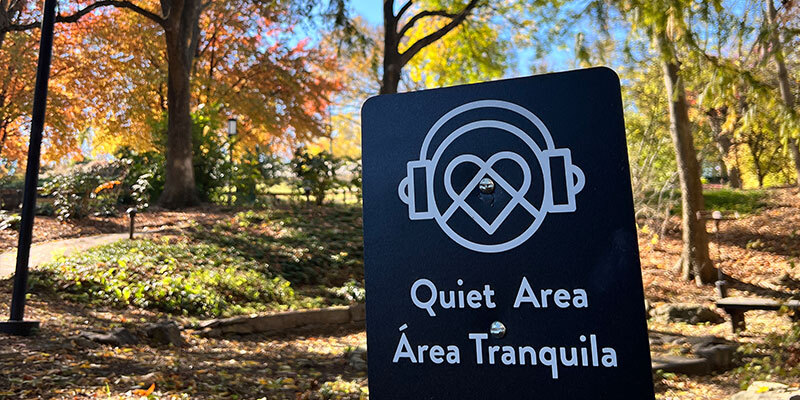 Picture of a Sensory Sign for Sensory-Friendly Sundays presented by Great Clips