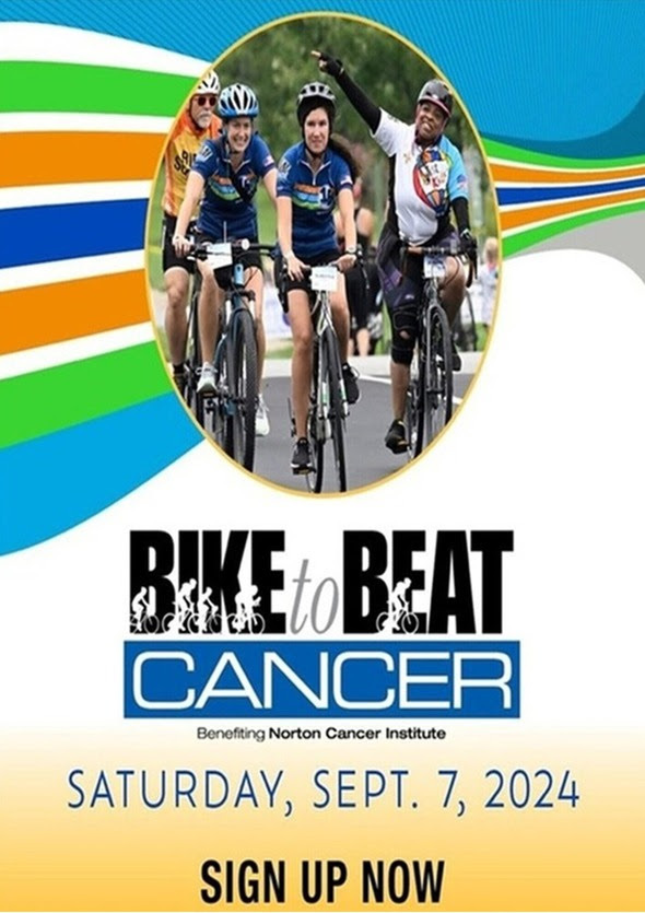 Flyer for Bike to Beat Cancer 2024