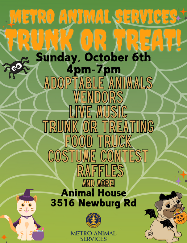 Metro Animal Services Trunk or Treat!
