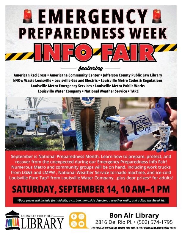 Preparedness week information fair flyer 10 14