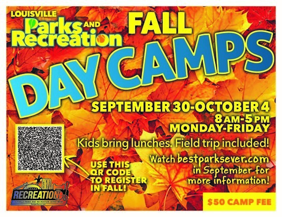 Louisville Parks Fall Day Camps image