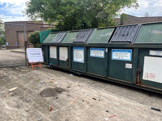 Recycling Drop-Off Dumpster to be Removed