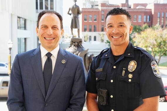 Mayor Greenberg and Chief Humphries