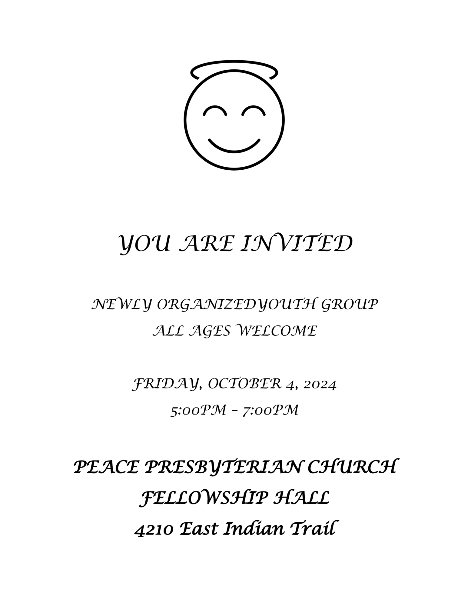 Peace youth group 2024