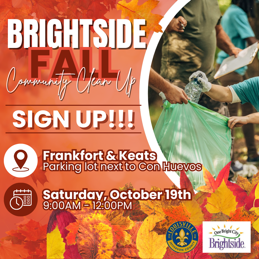 Sign up for the Brightside Fall Community Cleanup – October 19, 2024