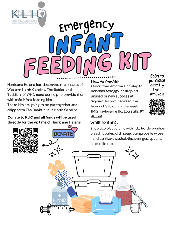 Infant feeding kits