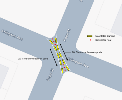 Pope street calming option