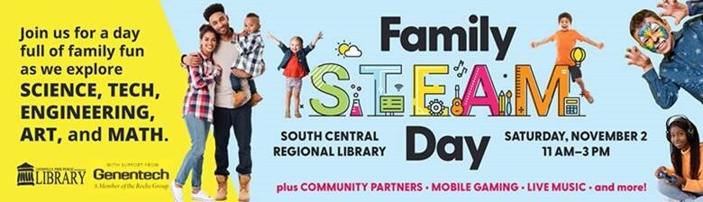 family steam day banner
