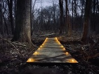 LNC candlelit hike photo