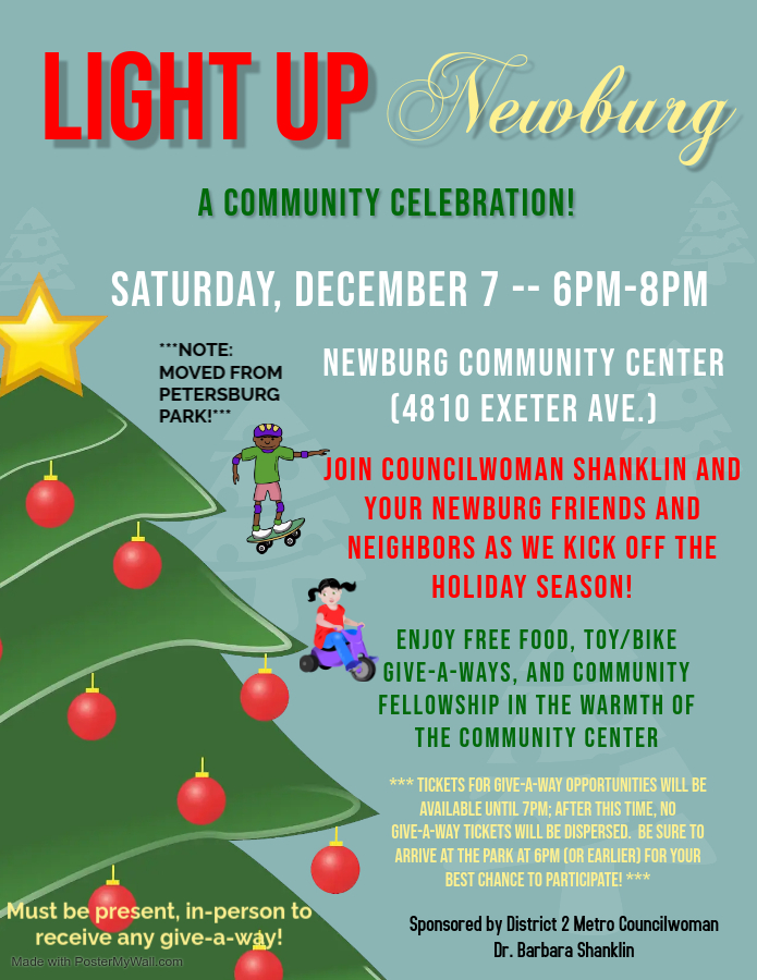 Light Up Newburg 2024 UPDATED