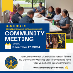 December 2024 community meeting