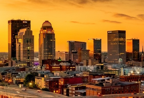 Downtown Louisville cityscape