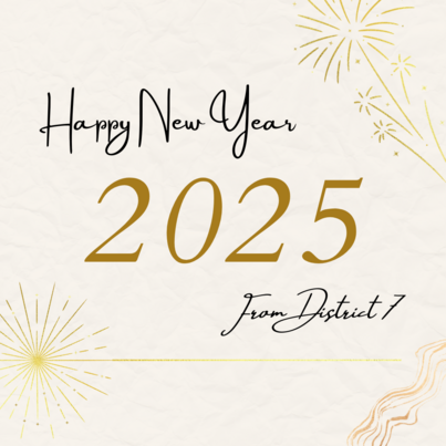 Happy New Year from District 7