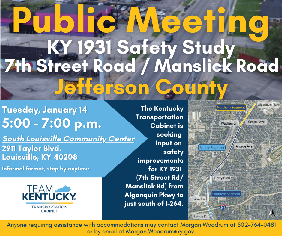 KY 1931 Public Meeting Social Media Graphic