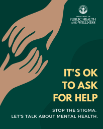 Ask for help with your mental health