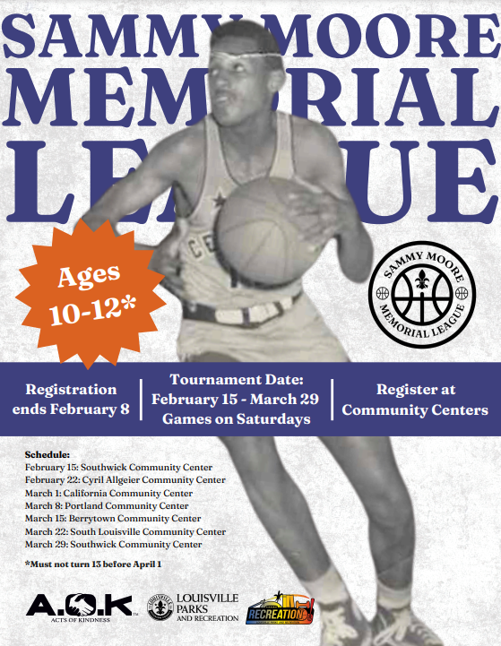 Sammy Moore memorial league flyer