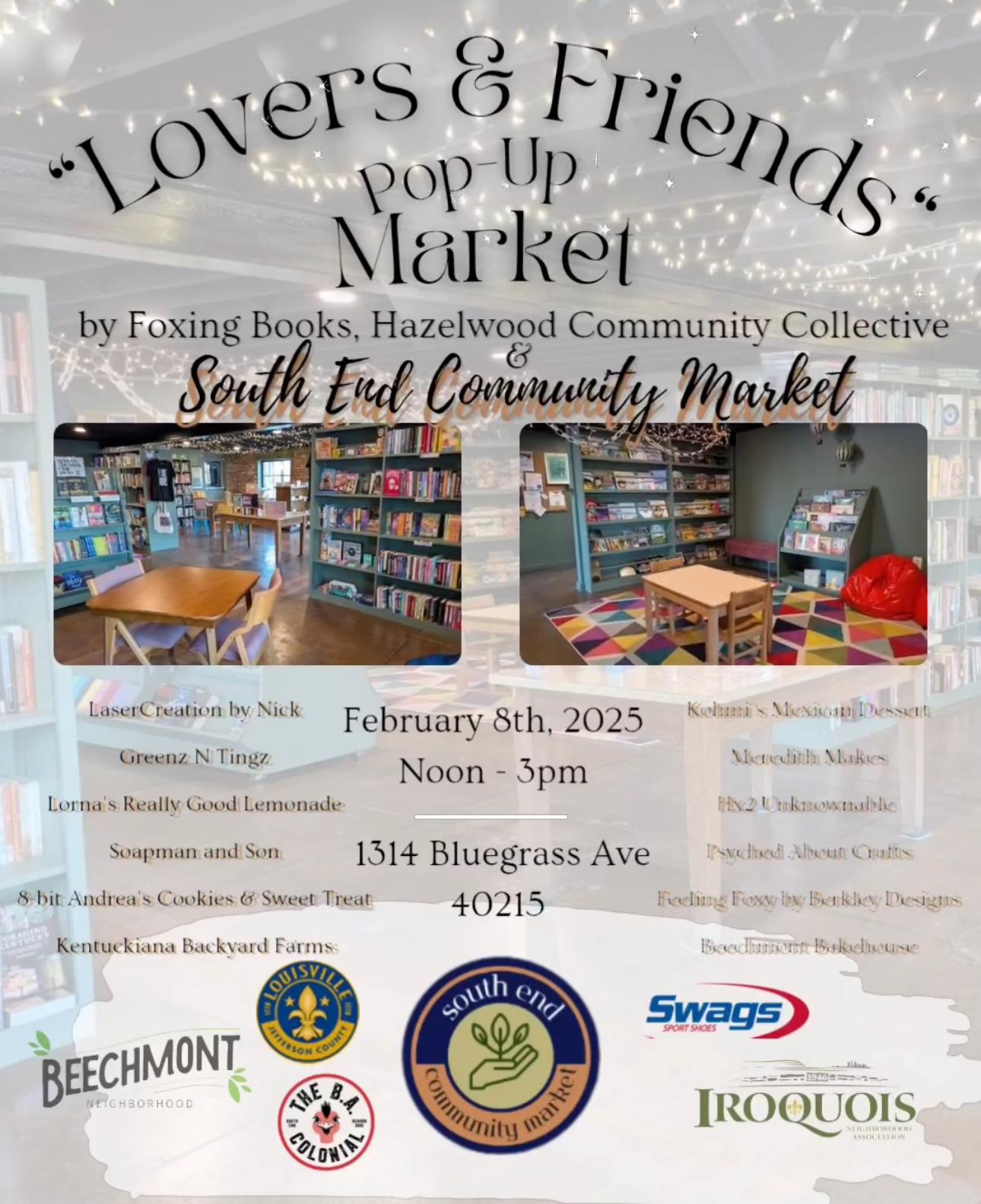 Community Market Foxing Books