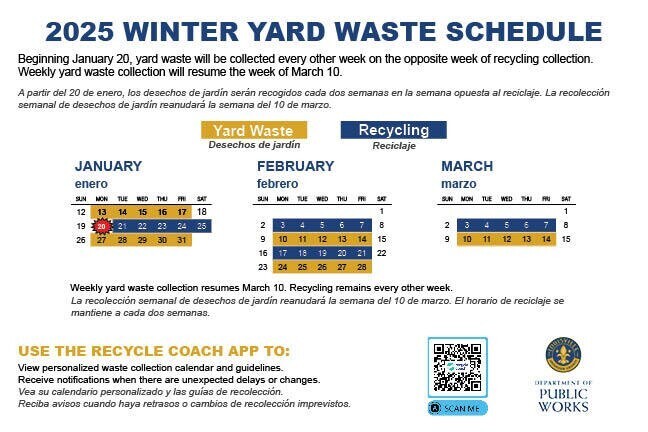 Winter Yard Waste
