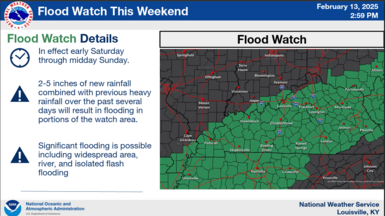 weekend flooding map