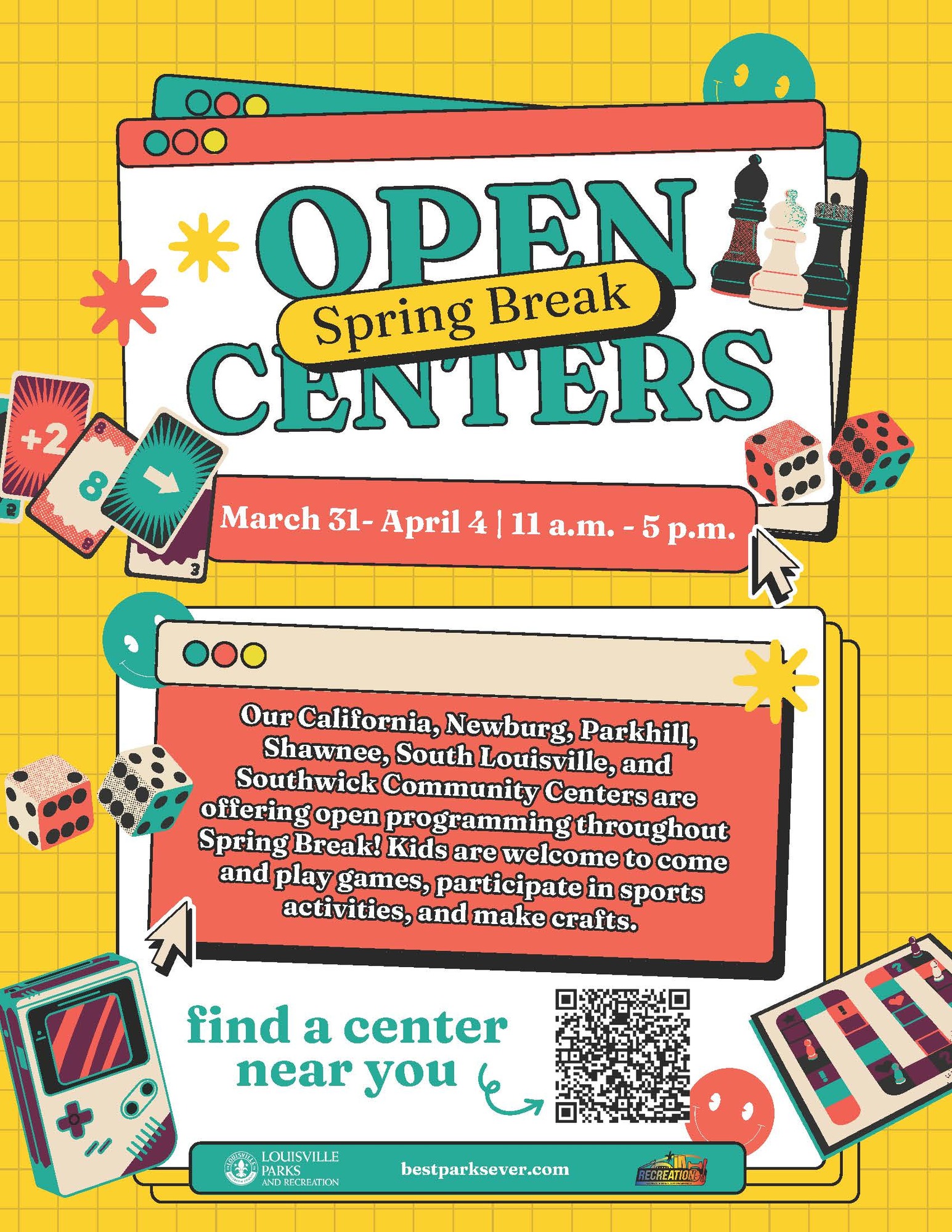 community center open center feb 2025