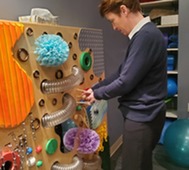 JR with tactile play