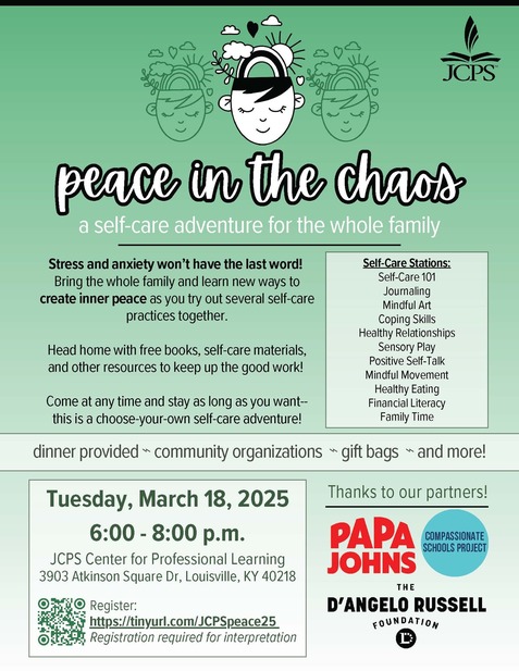 JCPS Peace in the Chaos