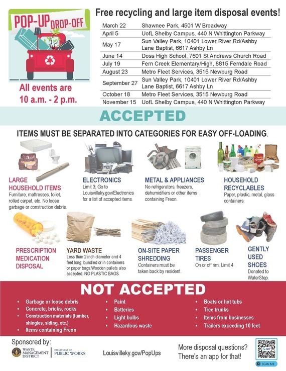 Pop Up Drop Off March 2025