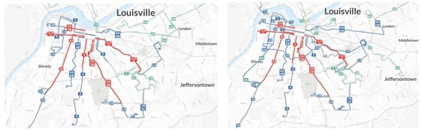 TARC proposal maps side by side