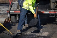 photo of pothole repair from PW