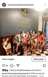 insta with girl scouts