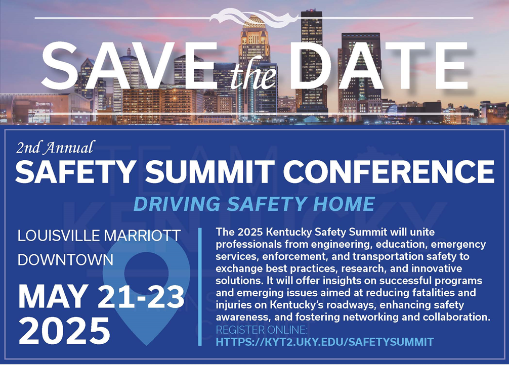 Save the Date Kentucky Safety Summit Conference 2025