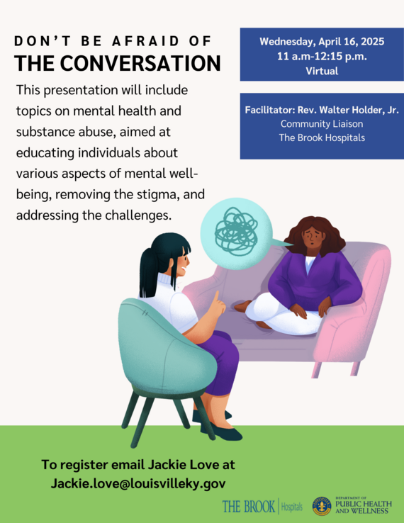 Don't be afraid of the conversation