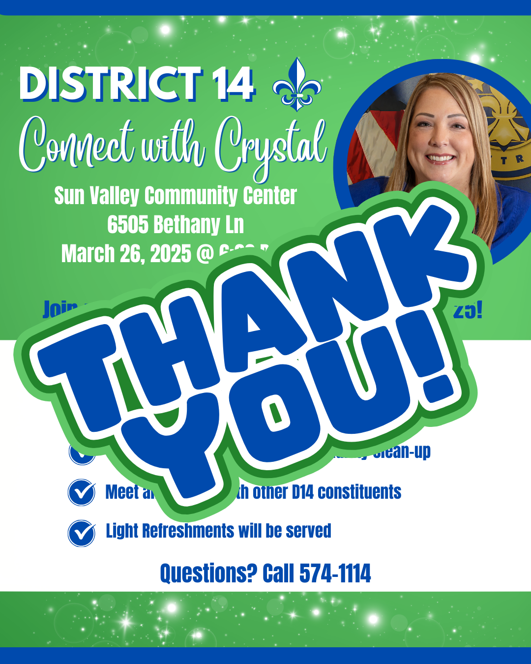 Community Meeting Thank you