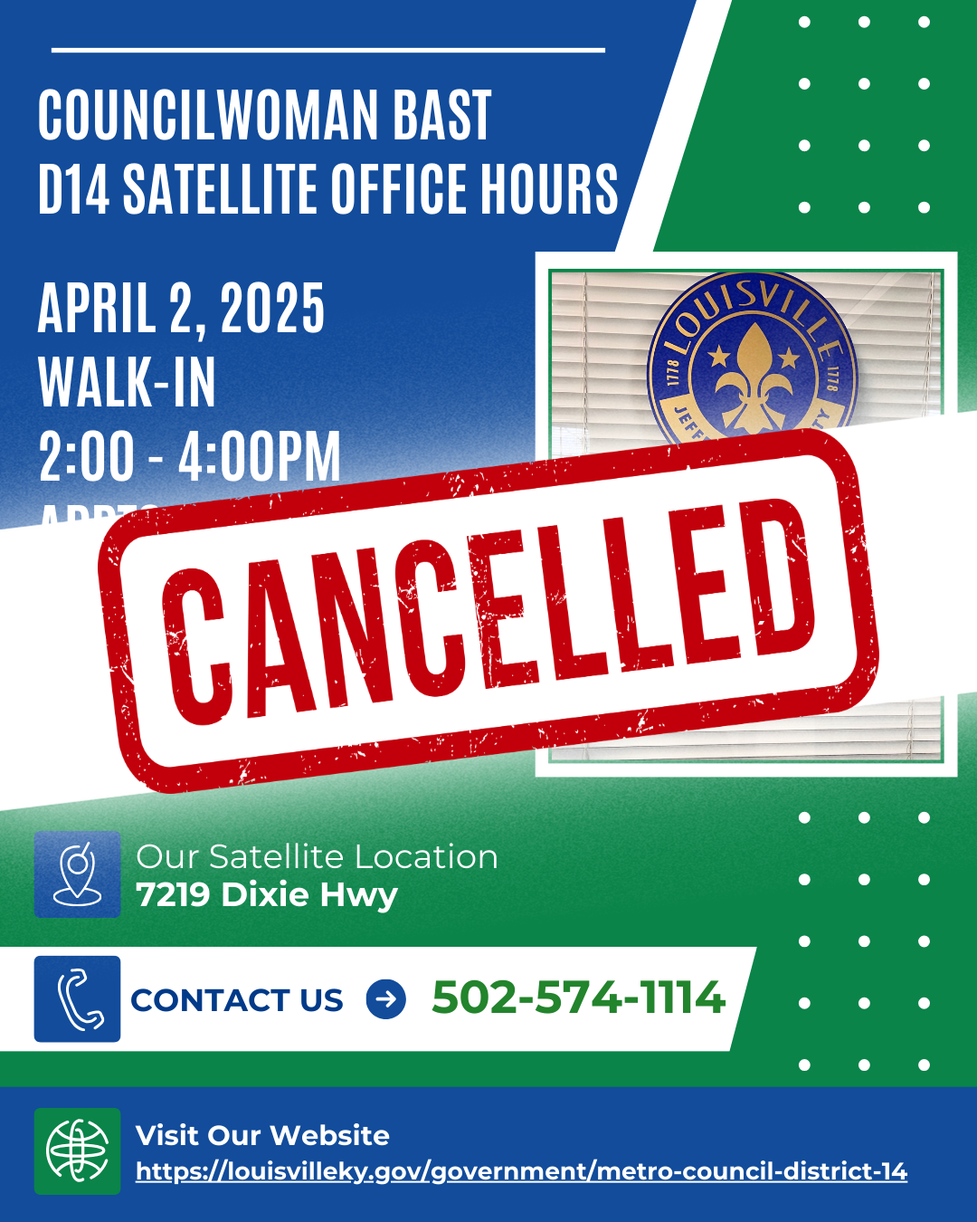 Open Hours Cancelled