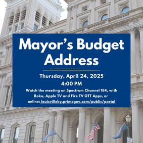 Mayor's Budget Address - April 24, 2025