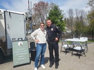 JOsie w Marsden at Buechel Train Depot